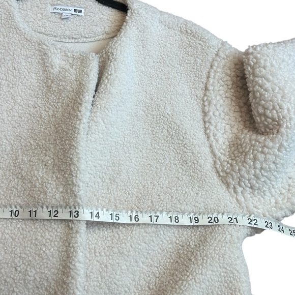 JW Anderson x Uniqlo Women's Sherpa Boa Fleece Belted Jacket- Size Large - Picture 14 of 15